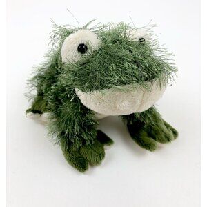 Webkinz Green Fuzzy Frog Ganz Toad Stuffed Animal Plush Soft Toy Pet No Code